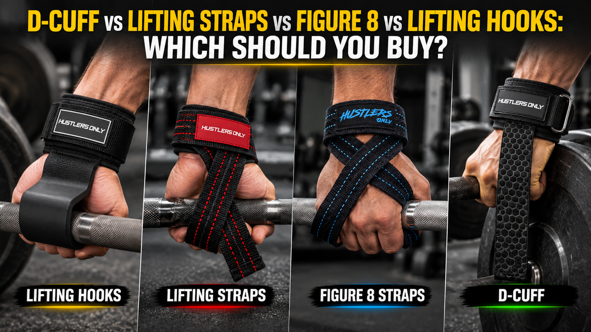 D-Cuff vs Lifting Straps vs Figure 8 vs Lifting Hooks: Which Should You Buy?