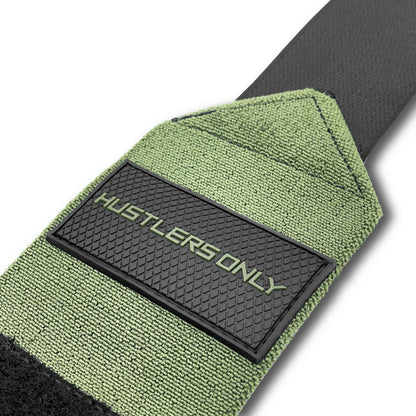 Powerlifting Wrist Wraps - Olive