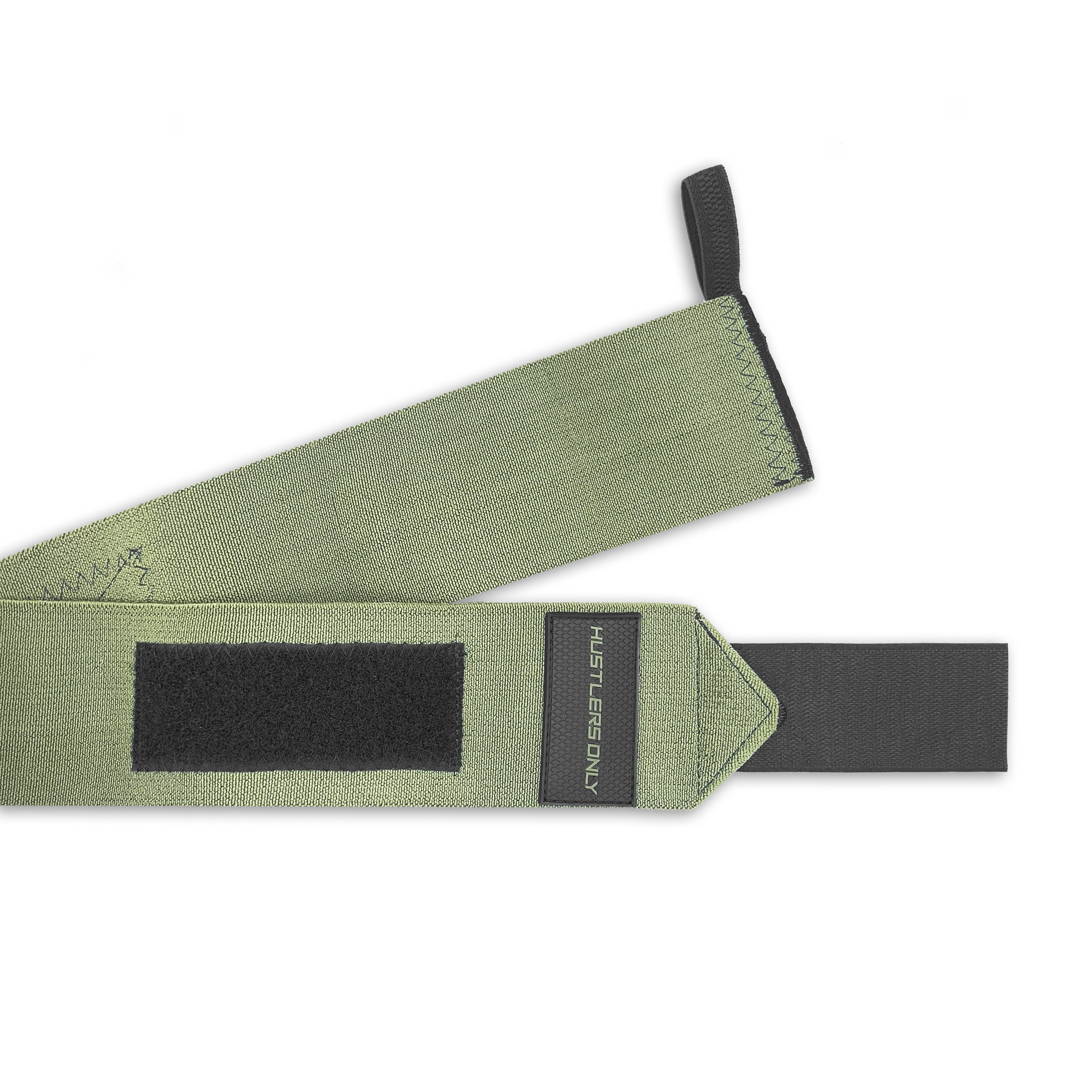 Powerlifting Wrist Wraps - Olive