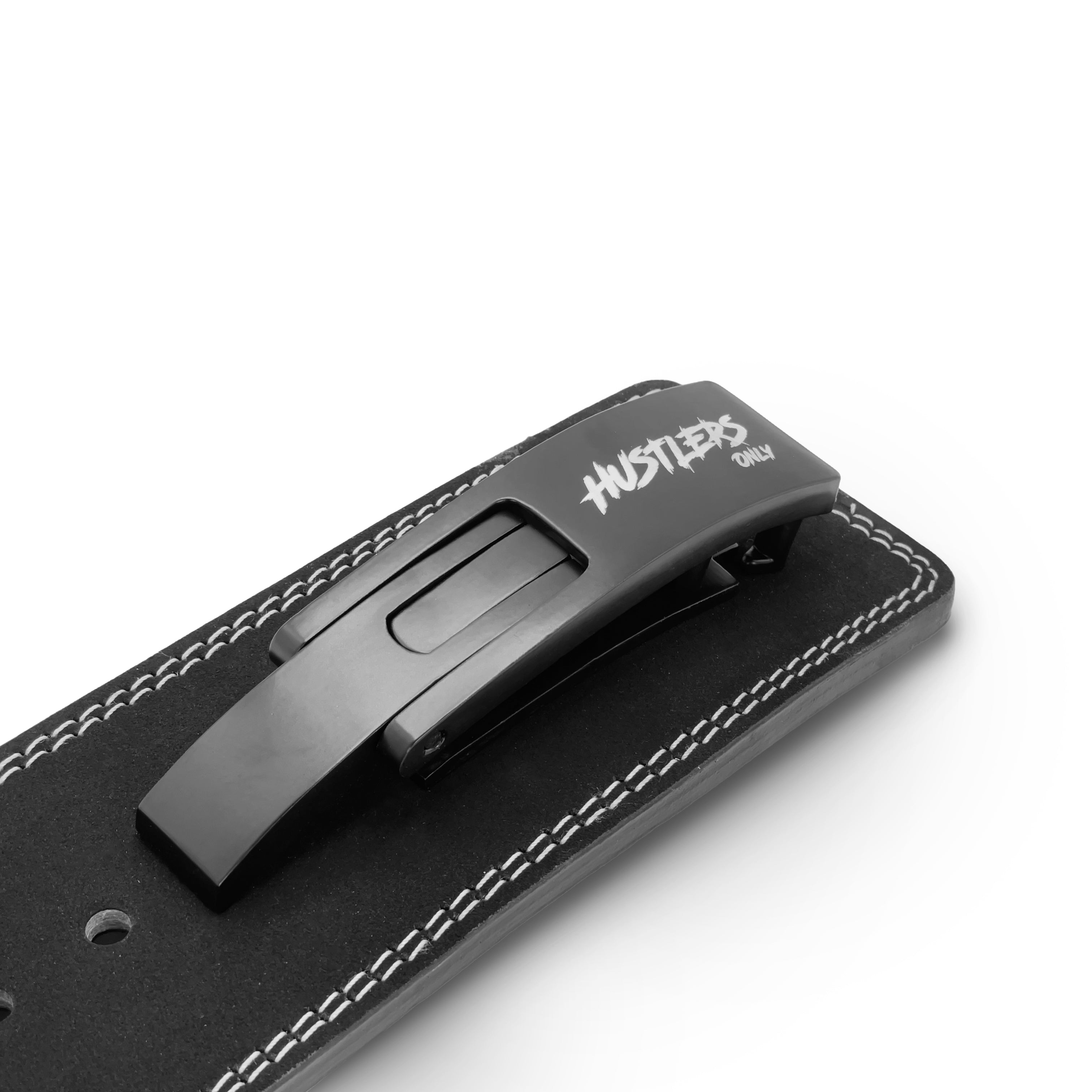 10mm Pro Suede Weightlifting Lever Belt - Black