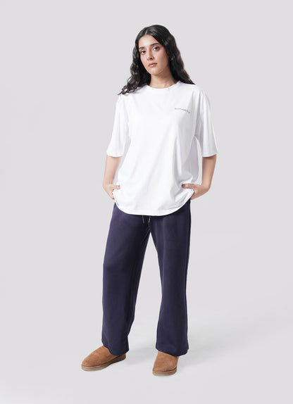 Graffiti Oversized T-Shirt - White