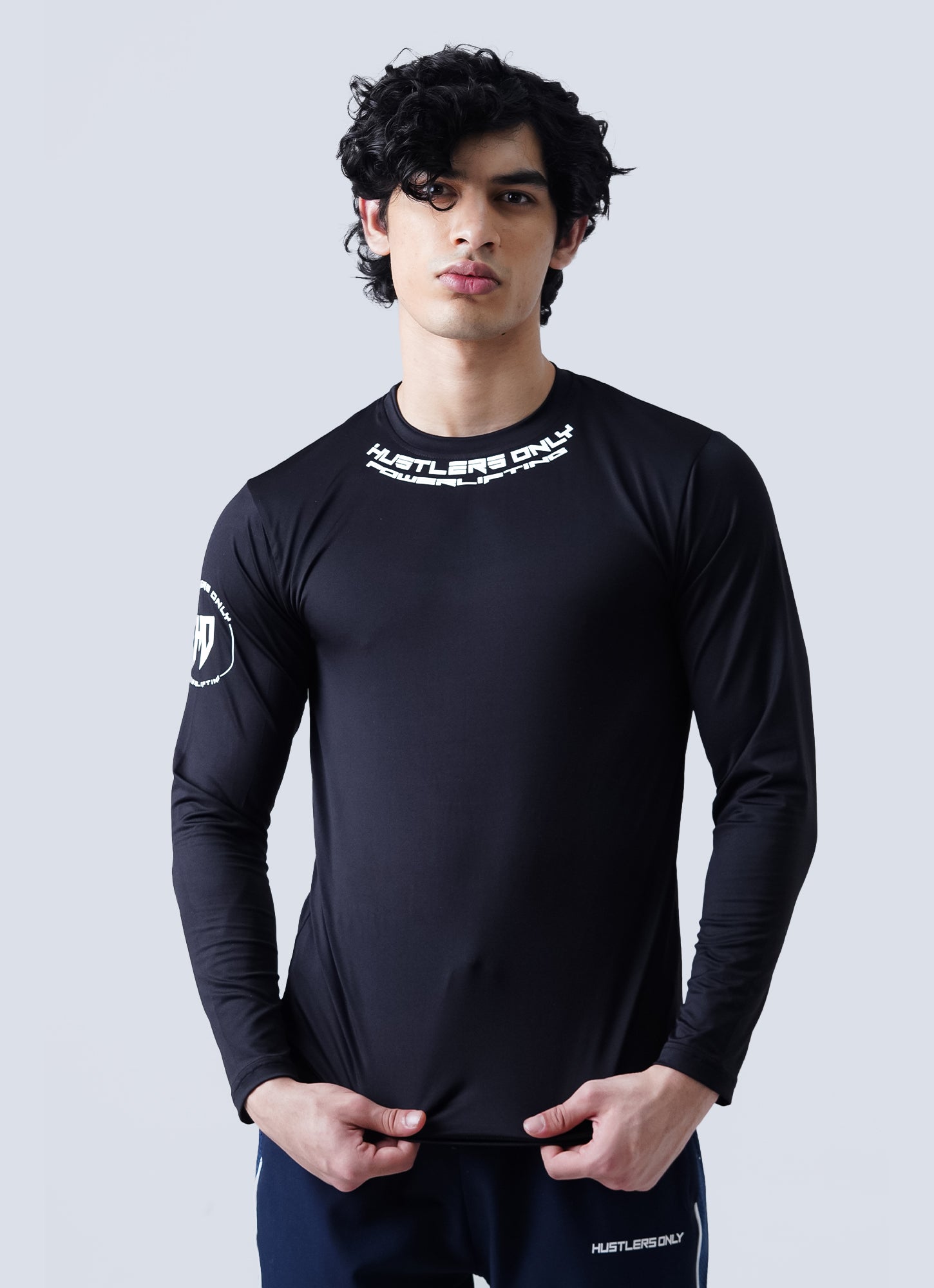 Powerlifting Full Sleeves Shirt - Black