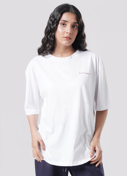 Graffiti Oversized T-Shirt - White