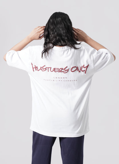 Graffiti Oversized T-Shirt - White