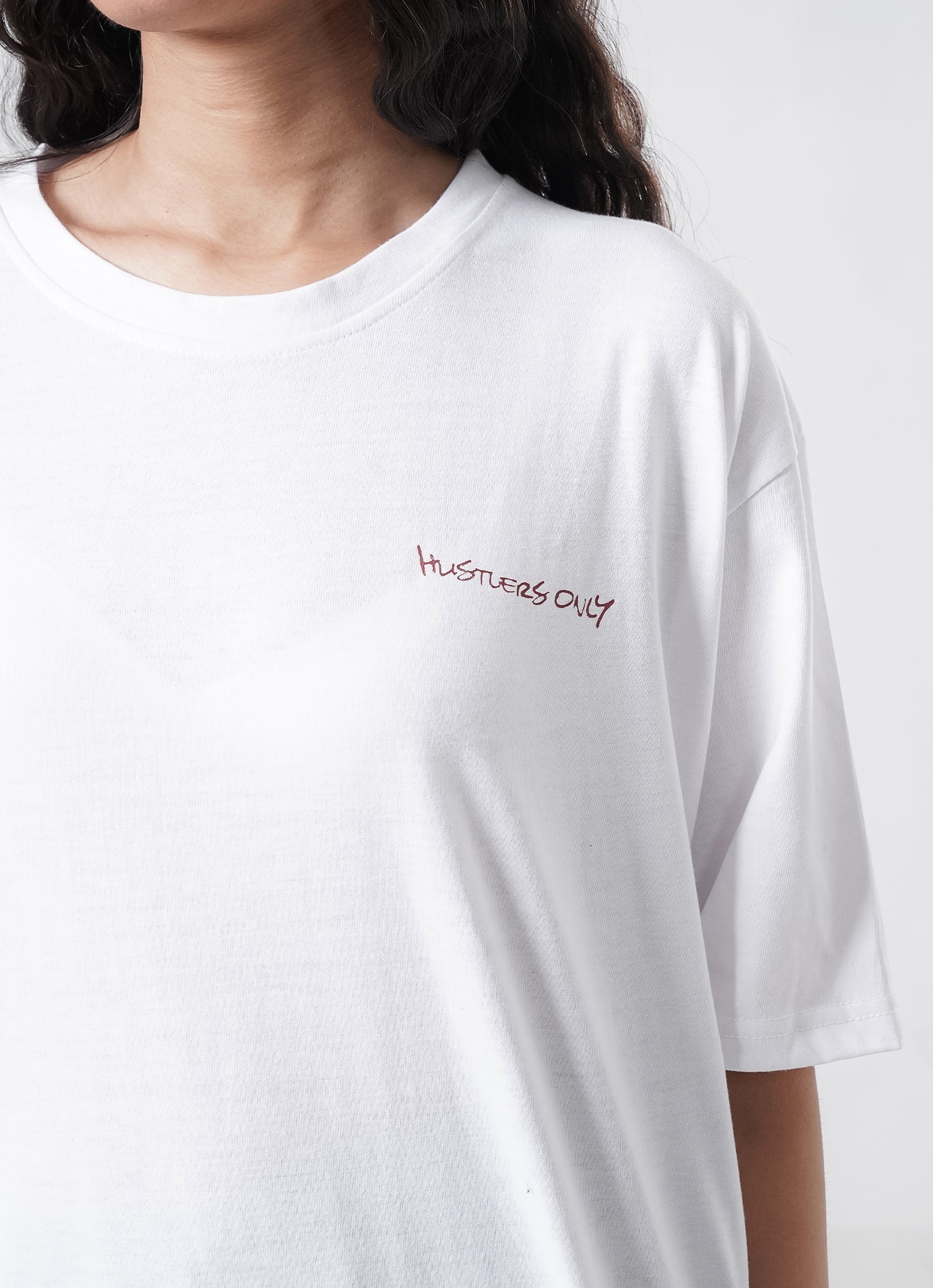 Graffiti Oversized T-Shirt - White