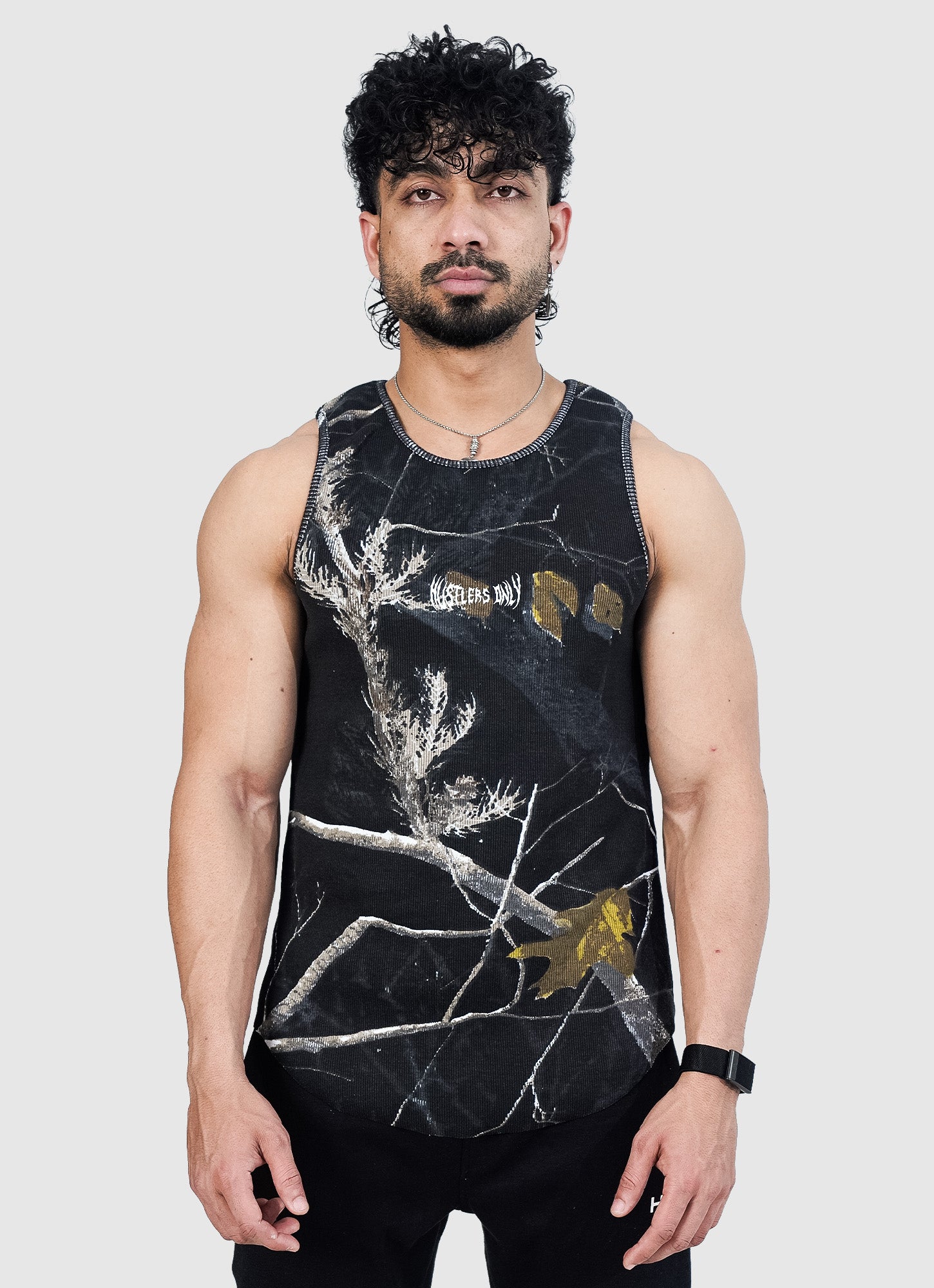 Ribbed Tank - Dark Woodland
