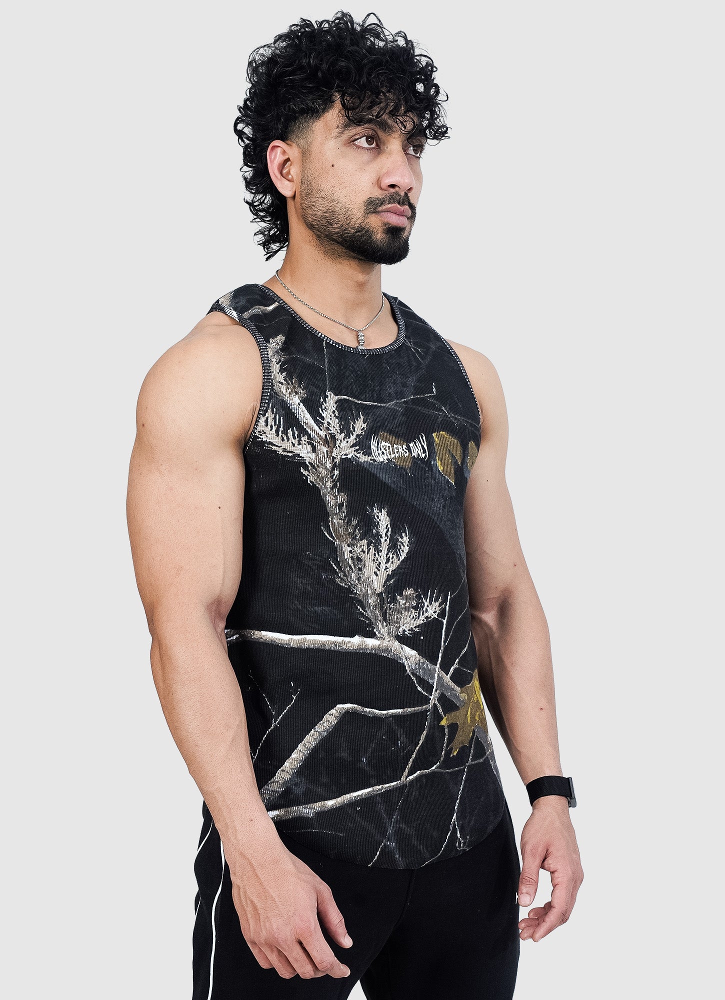 Ribbed Tank - Dark Woodland