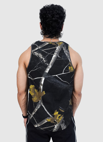 Ribbed Tank - Dark Woodland