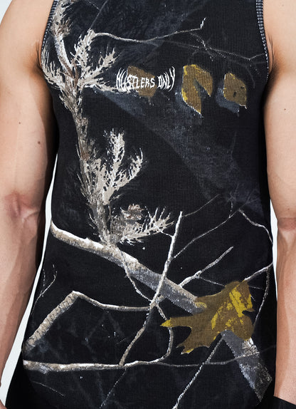 Ribbed Tank - Dark Woodland