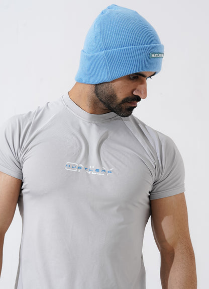 Knitted Beanie - Sky Blue