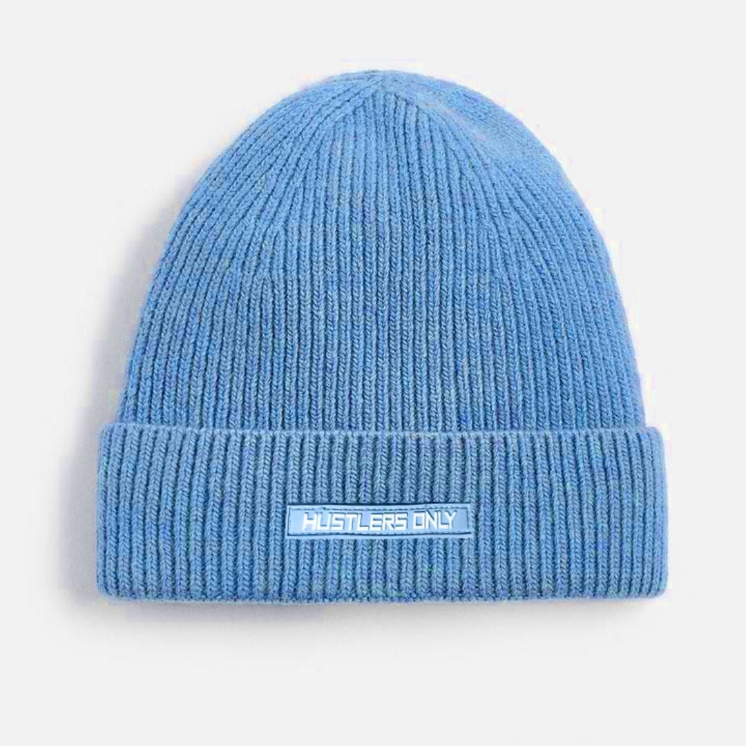 Knitted Beanie - Sky Blue