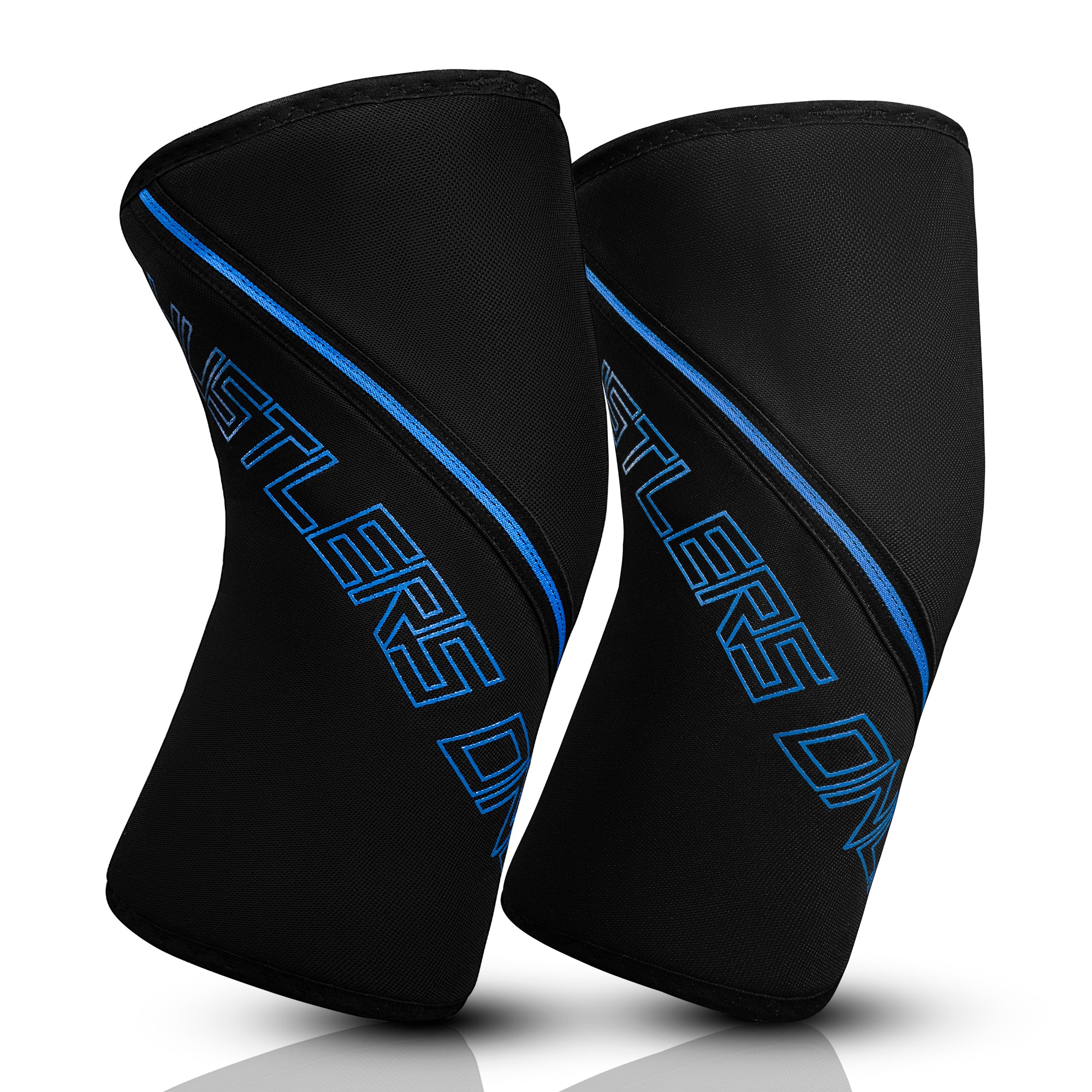 Powerlifting Knee Sleeves - 7mm Blue
