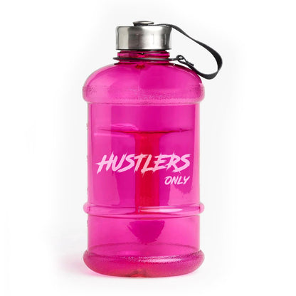 Large 2.2L Pink water bottle for active hydration | HustlersOnlyPK