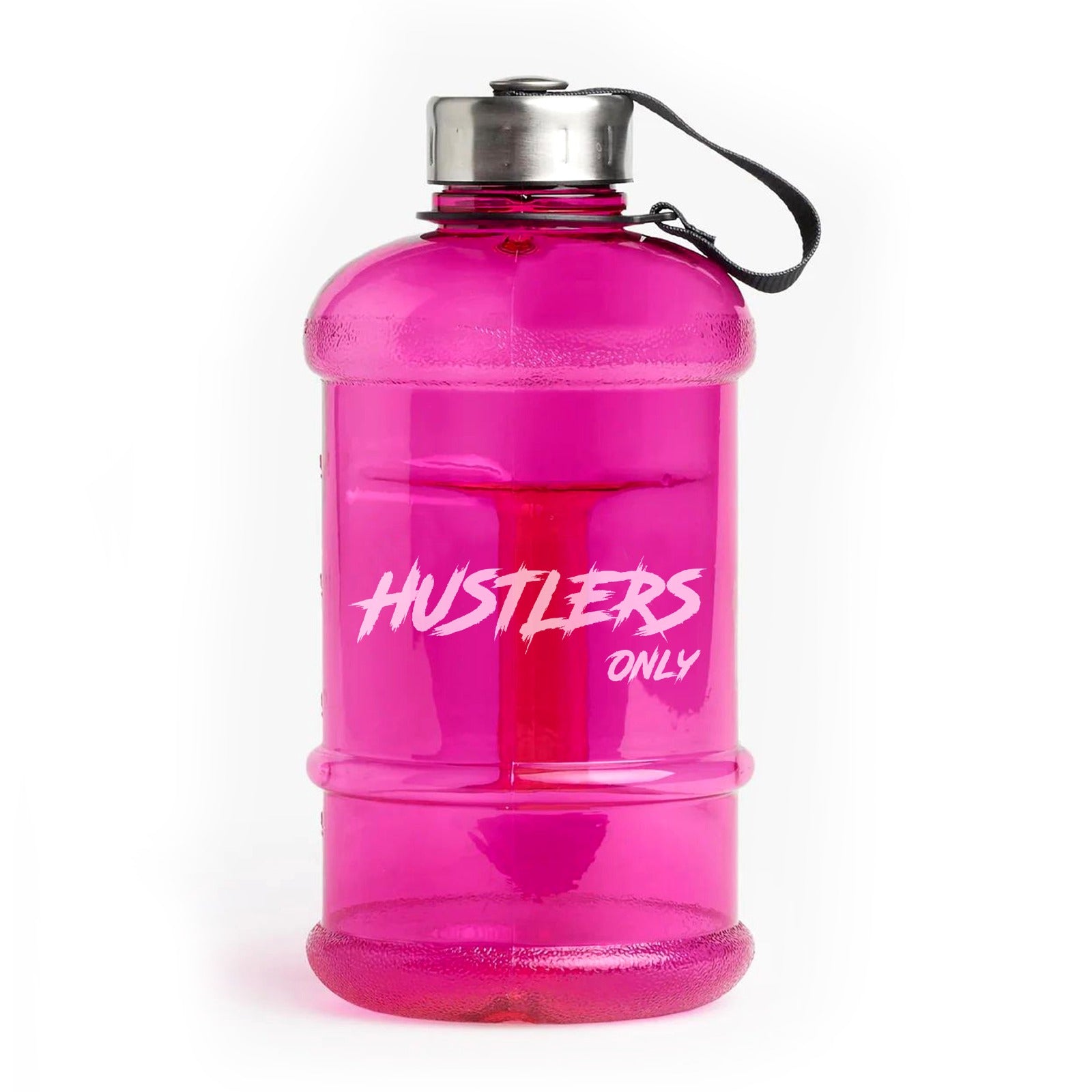 Large 2.2L Pink water bottle for active hydration | HustlersOnlyPK