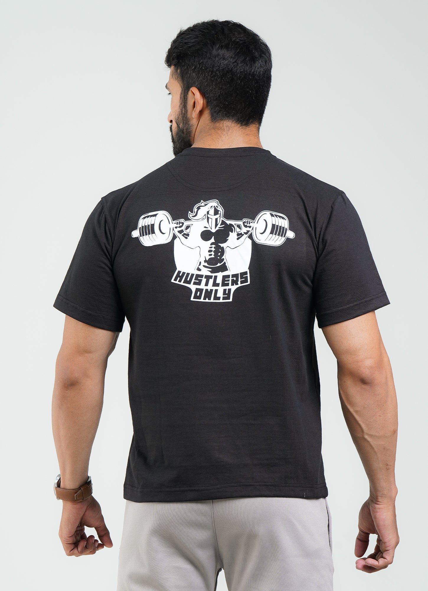 Muscle Warrior Loose Fit T-Shirt - Black