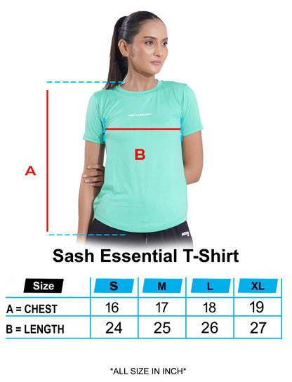 Sash Essential T-Shirt - Mint