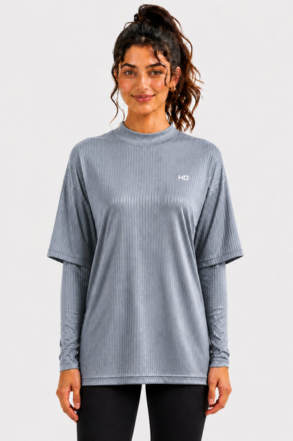 Essential Modest Top - Grey