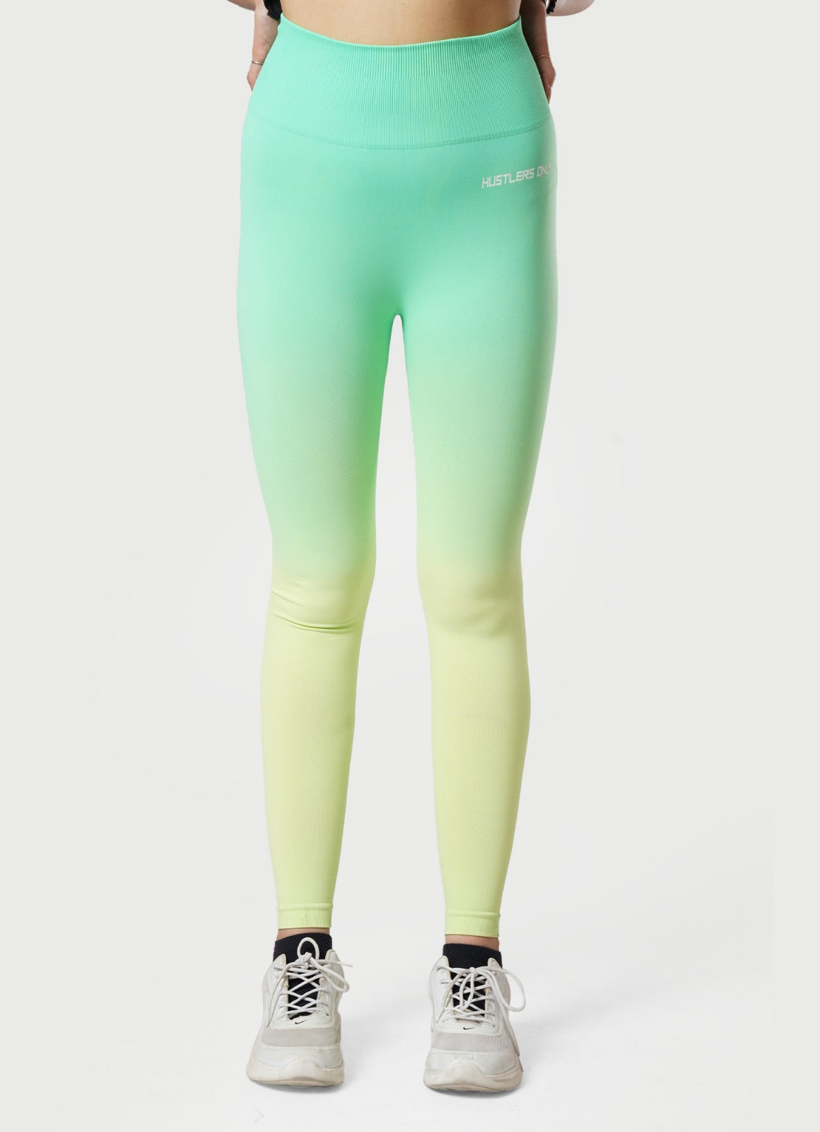 Dip Dye Seamless Leggings - Turquoise