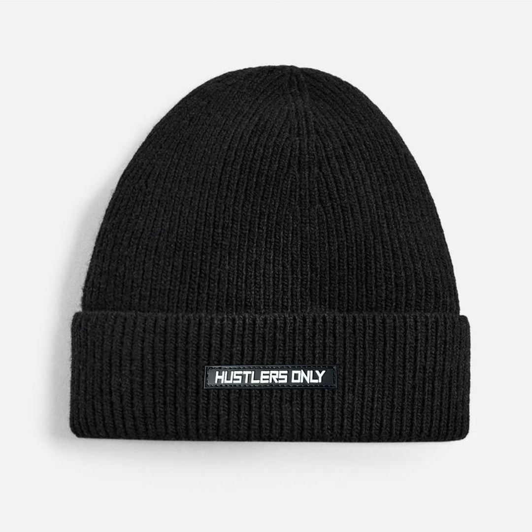 Knitted Beanie - Black