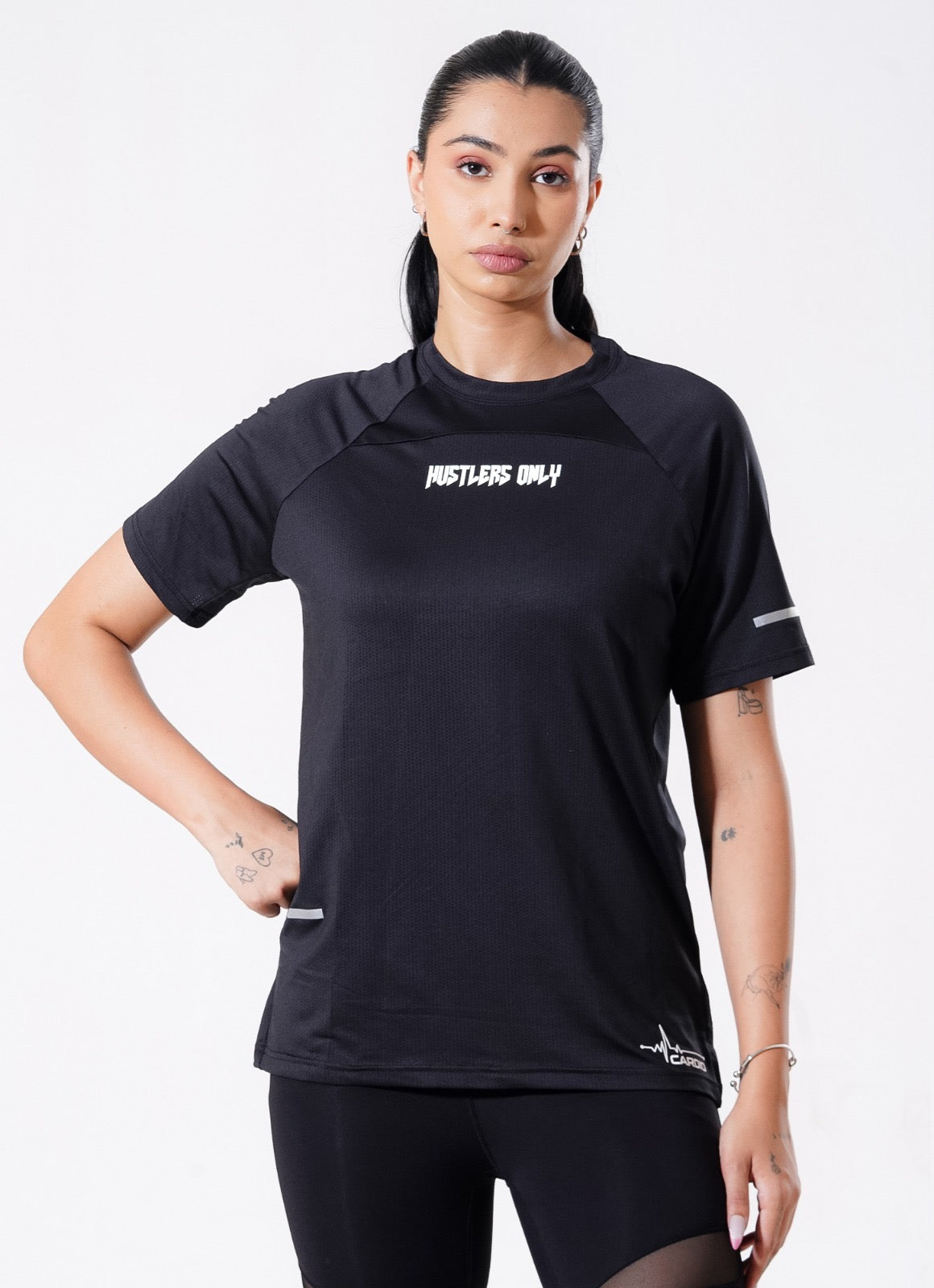 Crest Cardio Tshirt - Jet Black