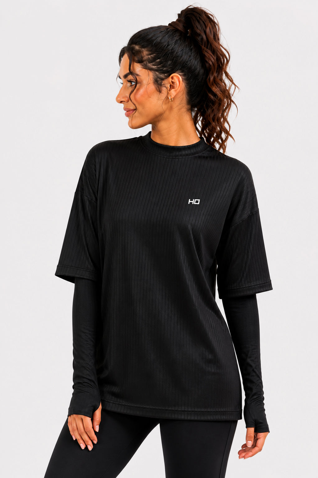 Essential Modest Top - Black