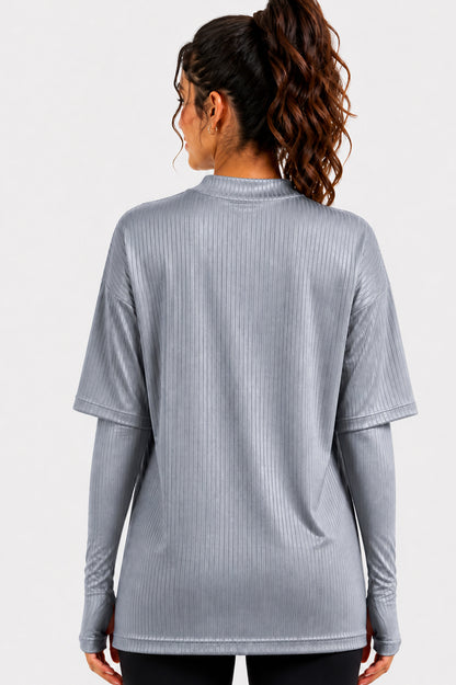 Essential Modest Top - Grey