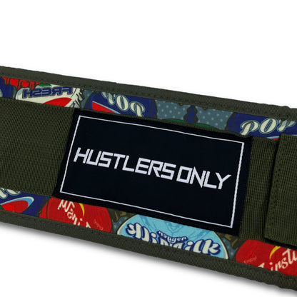 Nylon Weightlifting Belt - Earth Green