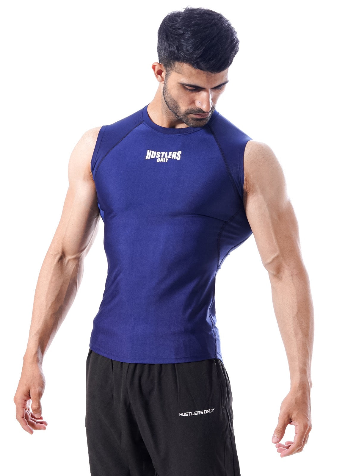 Apex Compression Cut Offs - Navy