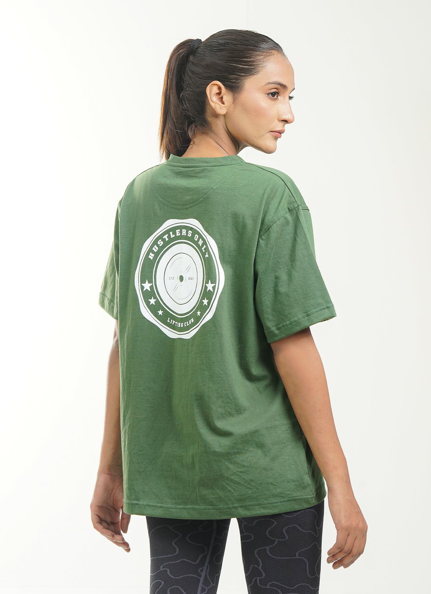 Lifting Club Oversized T-Shirt - Green