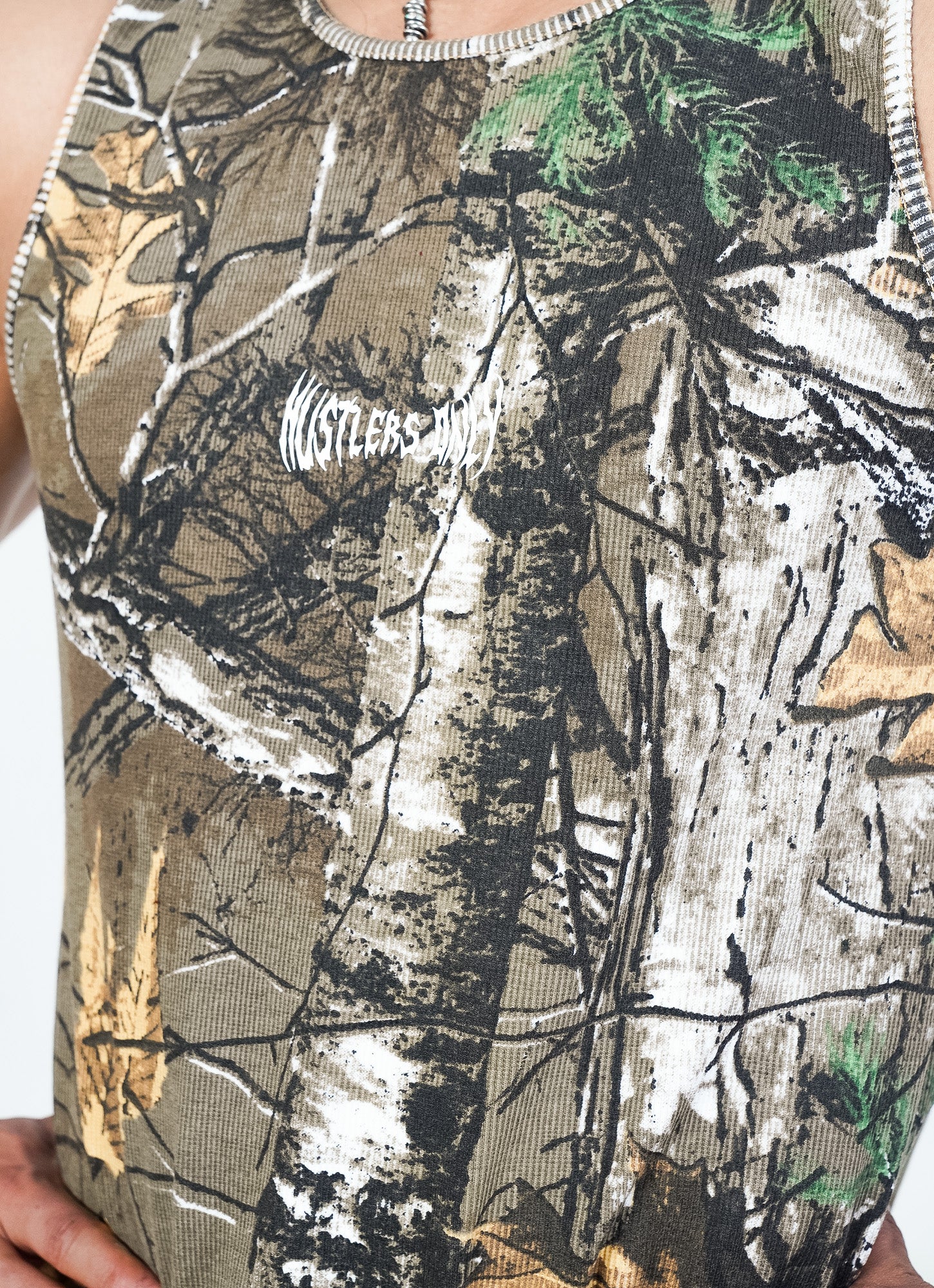 Ribbed Tank - Green Woodland