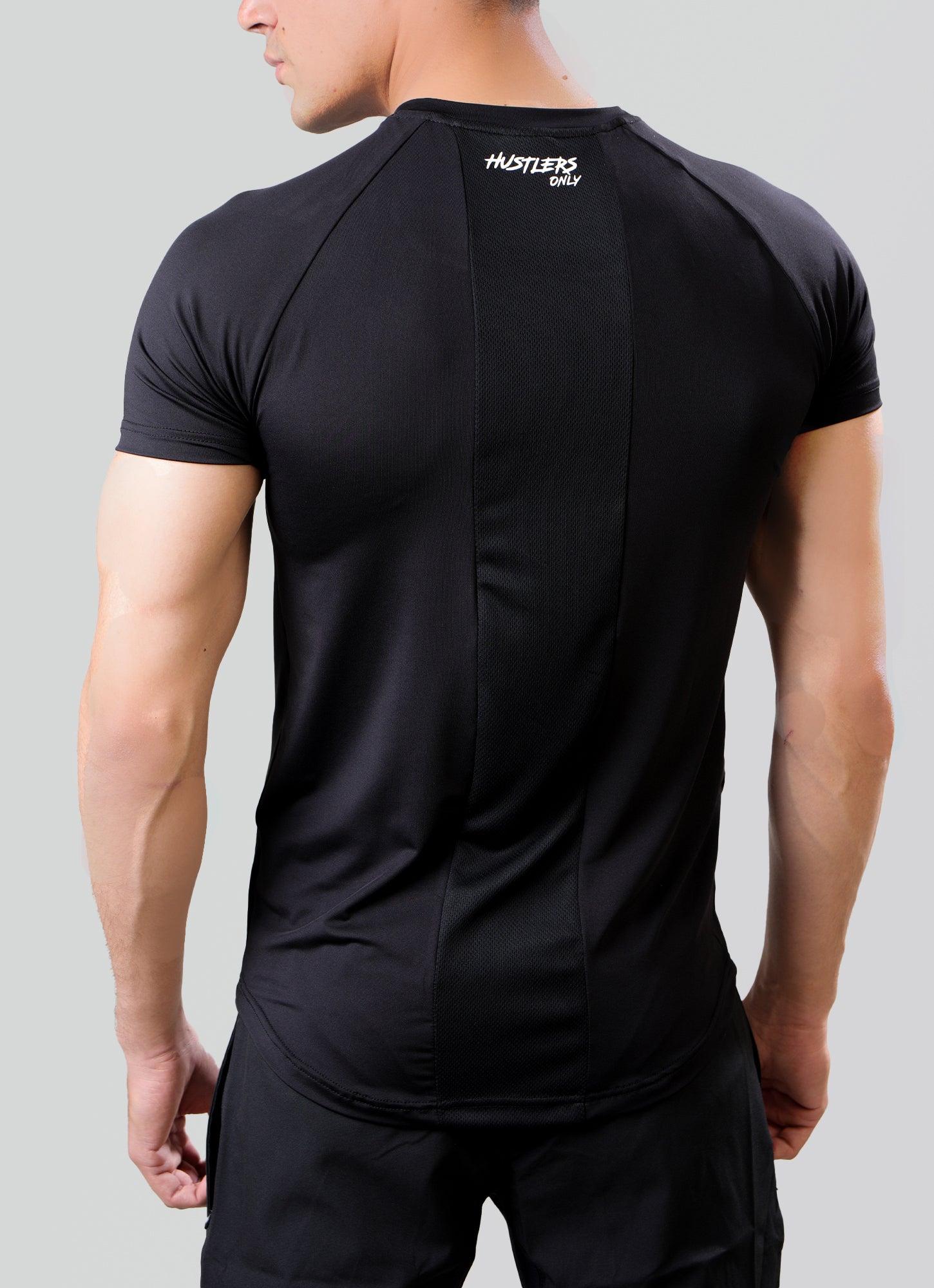 Ace Dryflex Black Gym T-shirt for Mens | HustlersOnlyPK