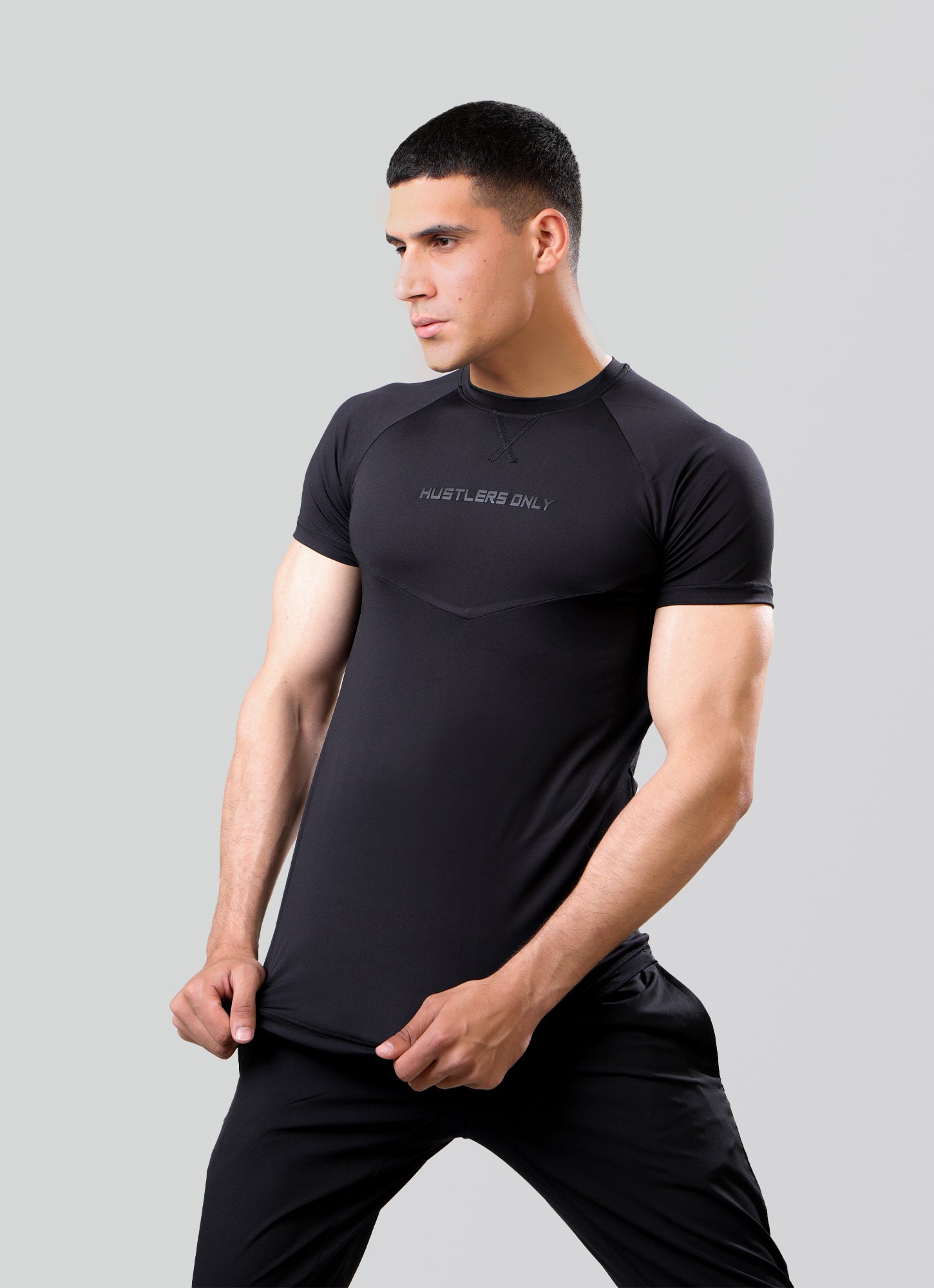 Ace Dryflex Black T-shirt for Mens | HustlersOnlyPK