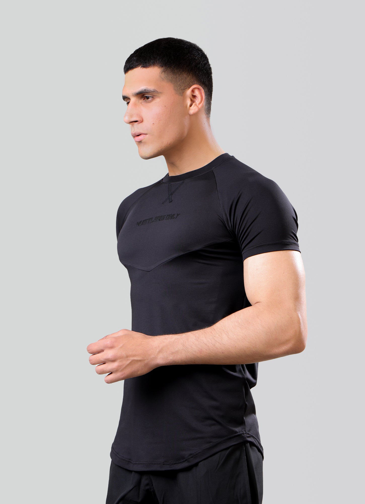 Ace Dryflex Black Gym T-shirt for Mens | HustlersOnlyPK