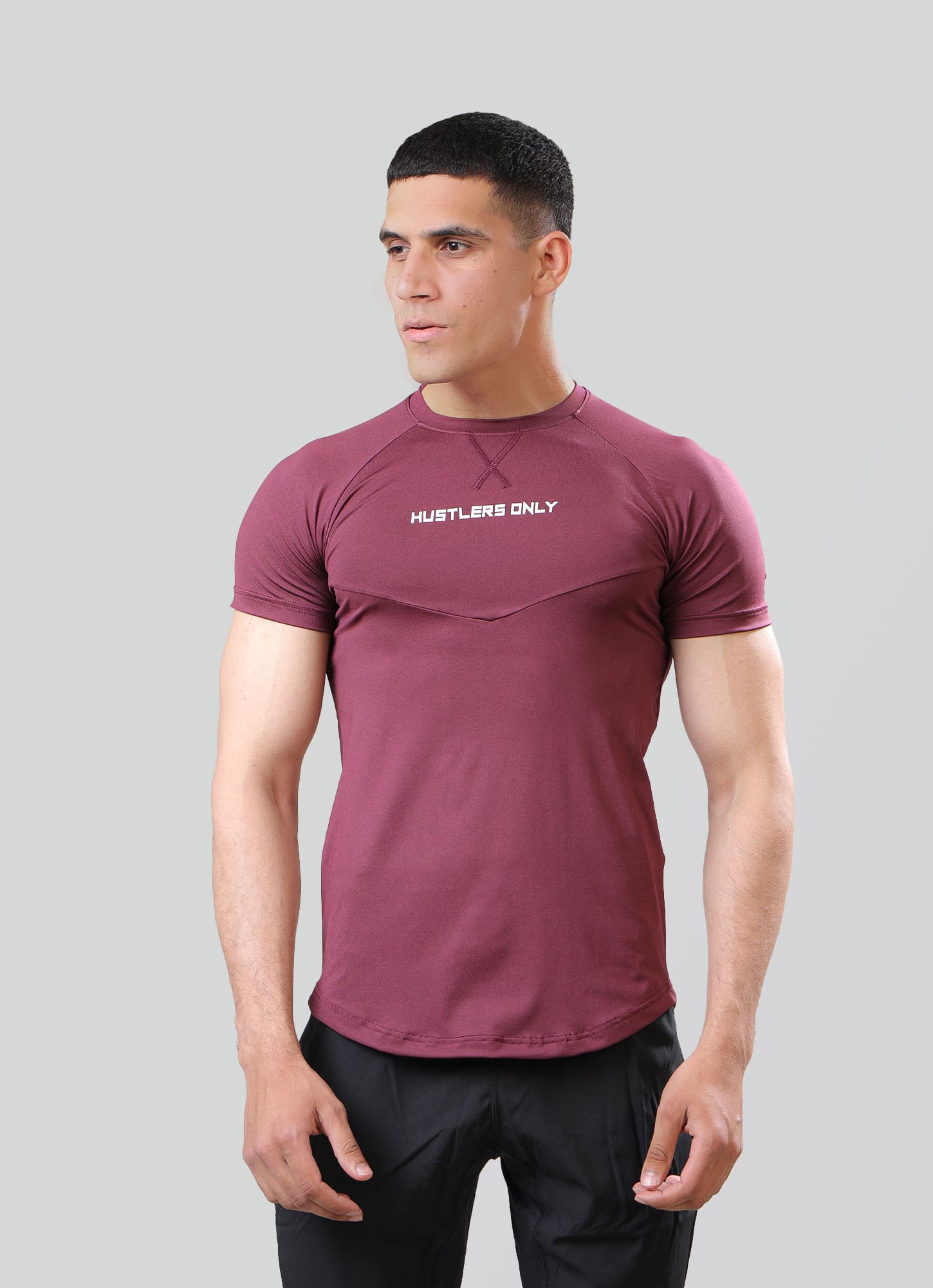 Ace Dryflex Maroon Gym T-shirt For Men | HustlersOnlyPK