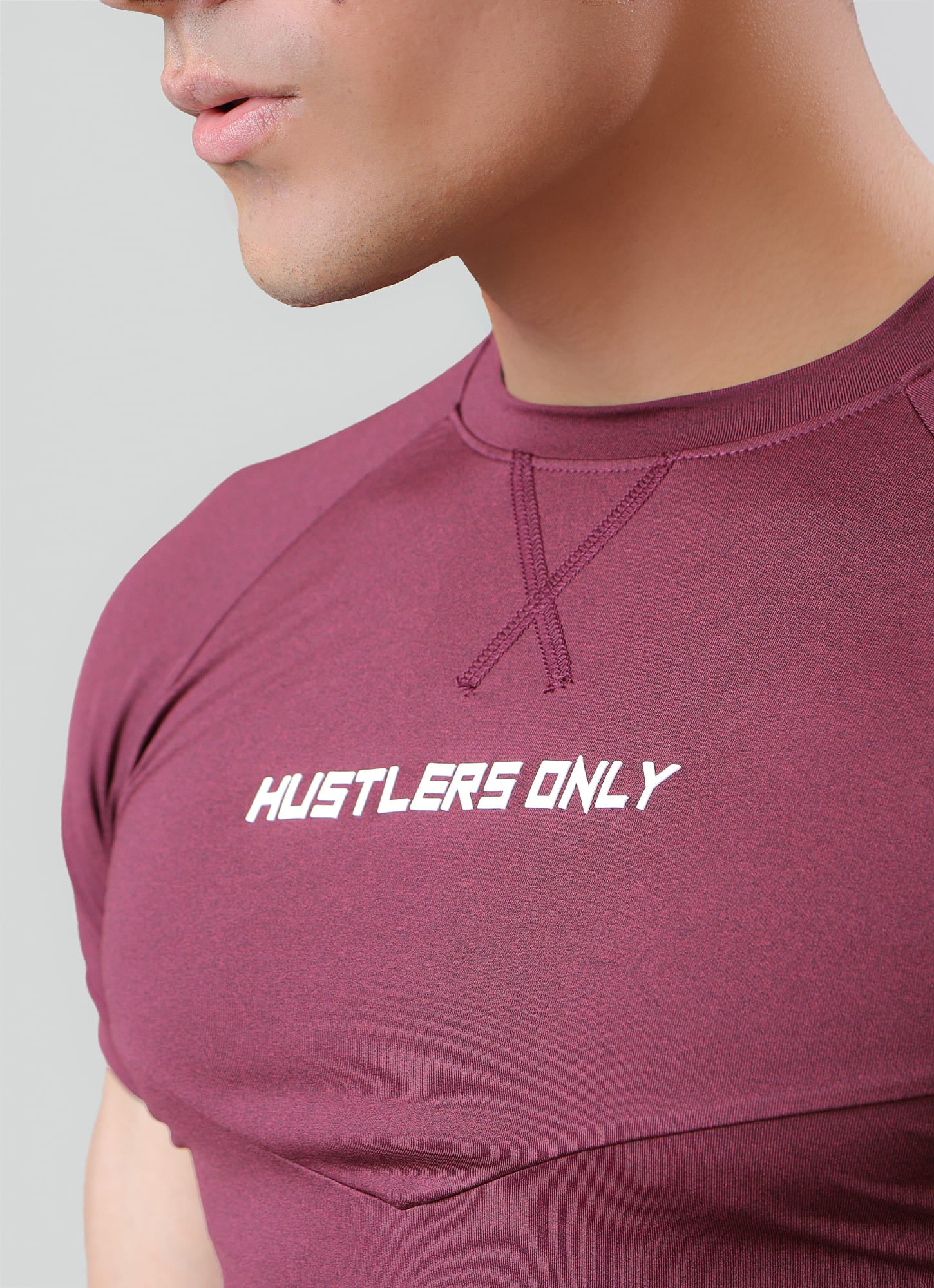 Ace Dryflex Maroon Gym T-shirt For Men | HustlersOnlyPK