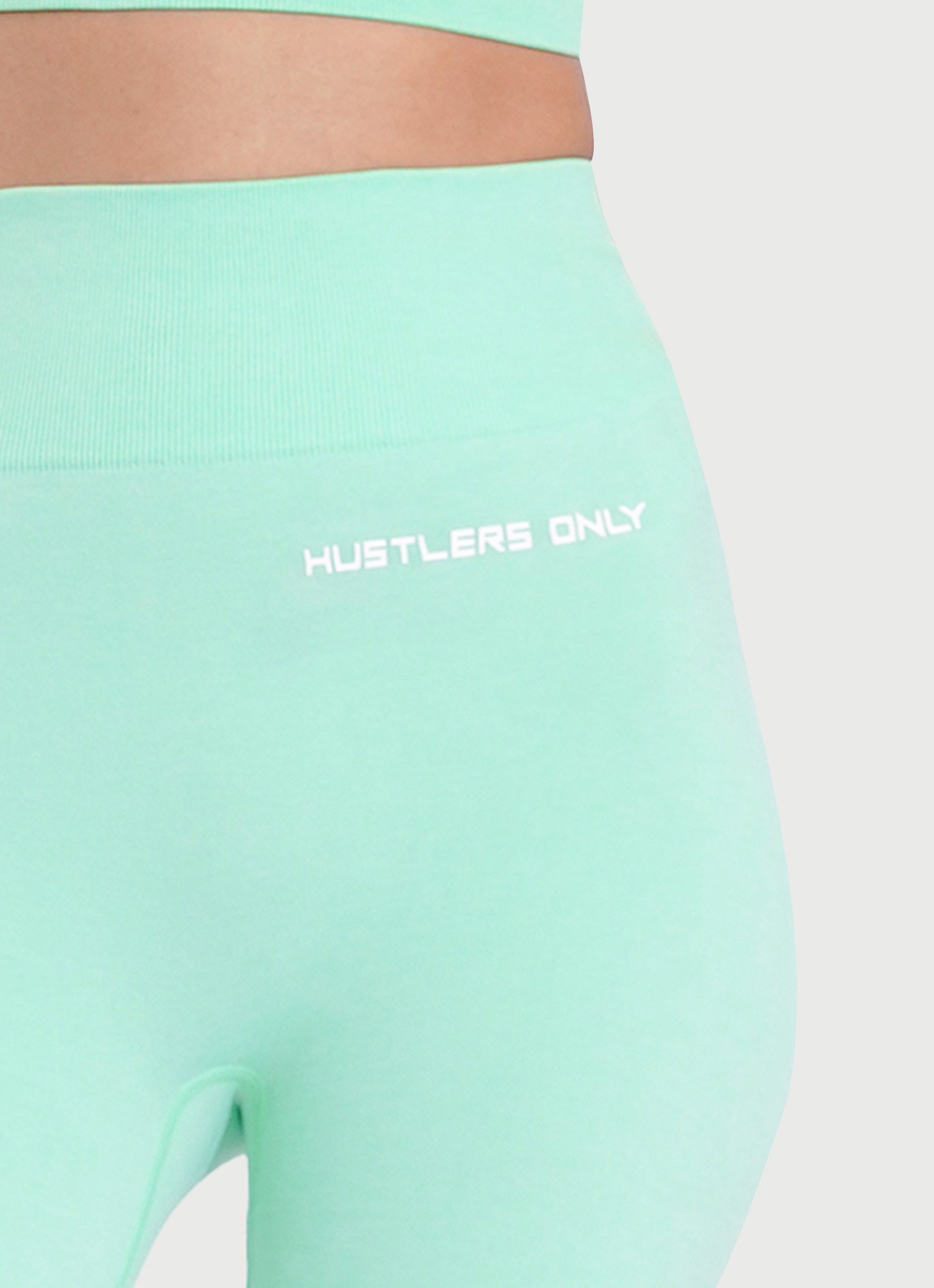 Arctic Green Activate Seamless Leggings For Workout | HustlersOnlyPK