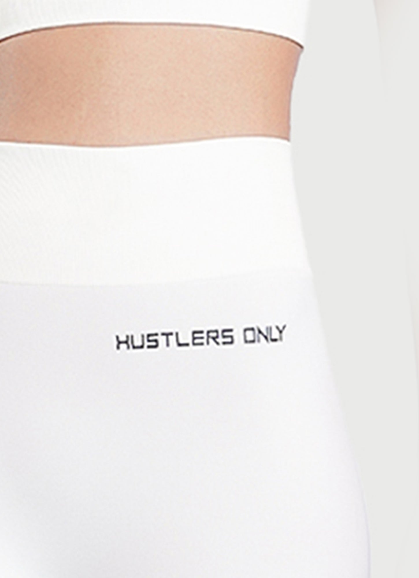White Activate Seamless Leggings For Women | HustlersOnlyPK