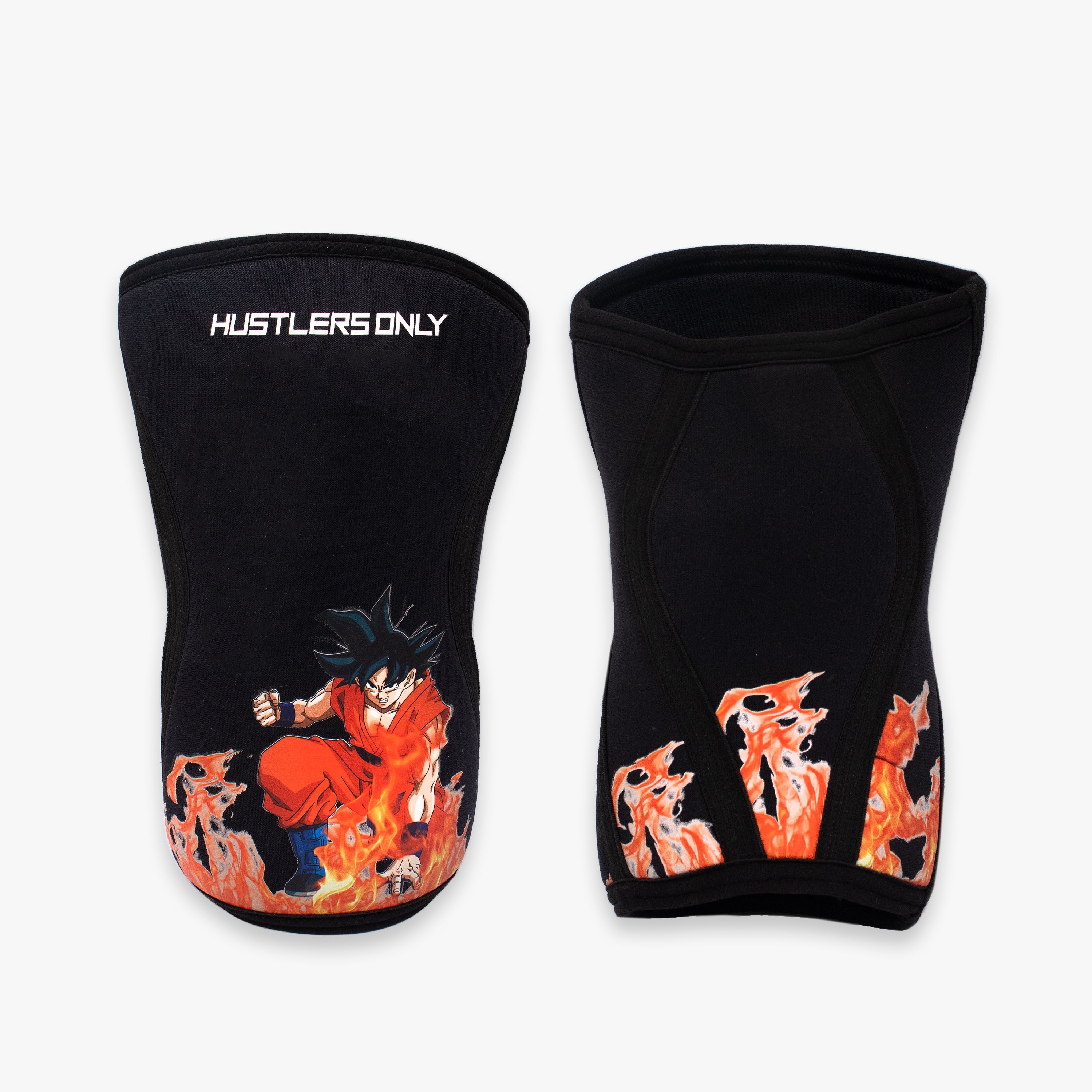 Anime Knee Sleeves 7mm GokuFire For Gym | HustlersOnlyPK