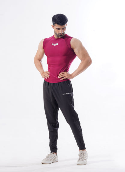 Bergundy Apex Compression Cut Offs for men | HustlersOnlyPK