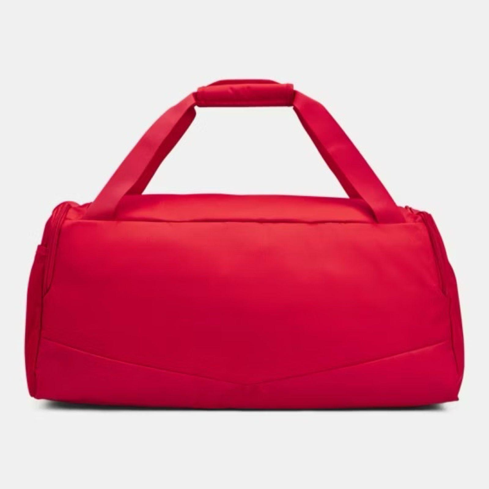 Back side view of Durable Red Gym Duffel Bag – 58L | Hustlers Only PK