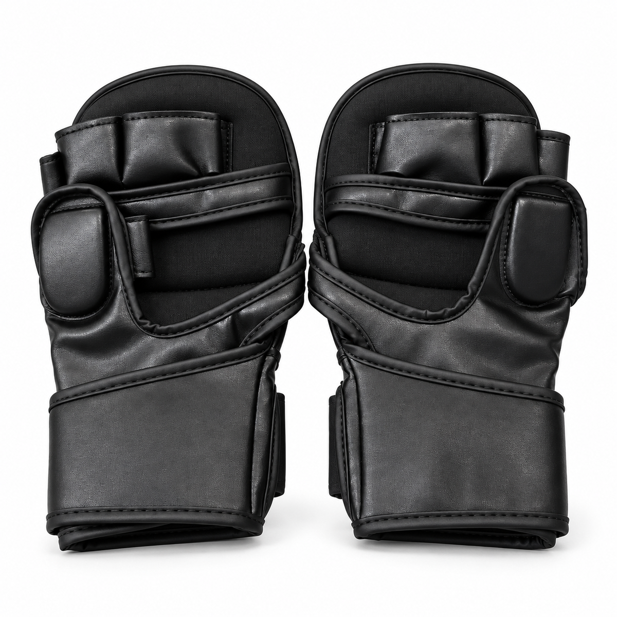 MMA Sparring Gloves - Black & Yellow