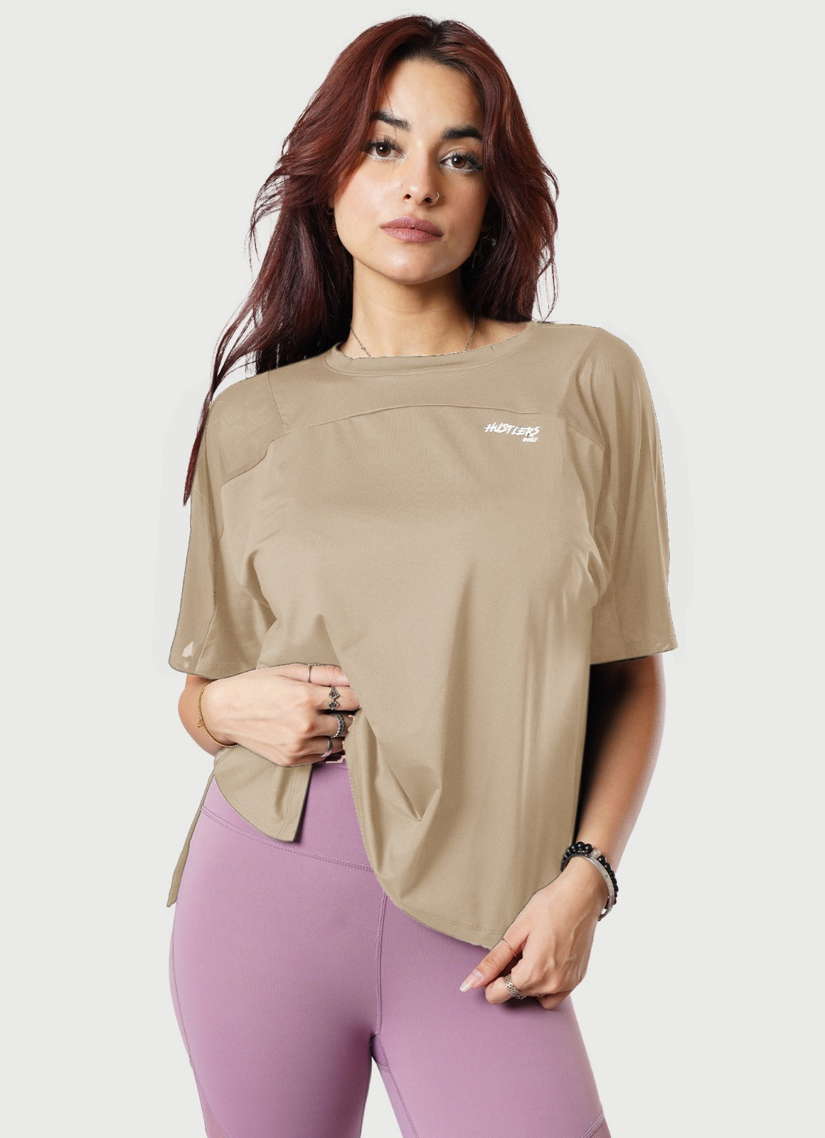 Sand Breeze T Shirt With Mesh for Women | HustlersOnlyPK