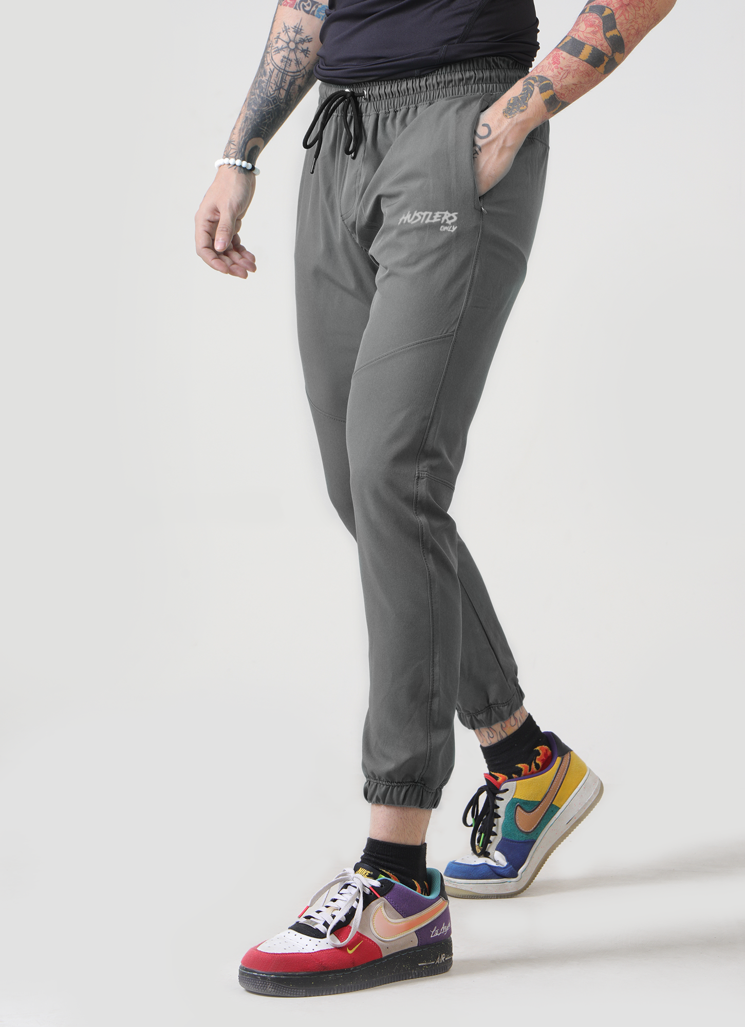 Comfort Grey Joggers for Mens | HustlersOnlyPK