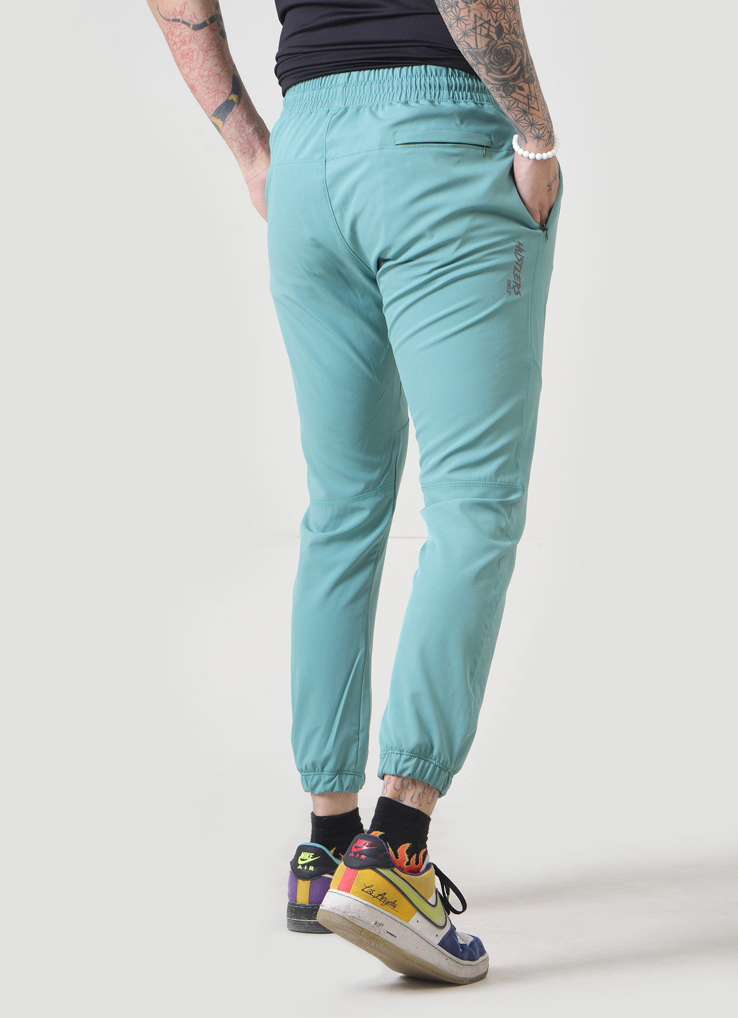 Comfort Sea Green Joggers for Mens | HustlersOnlyPK