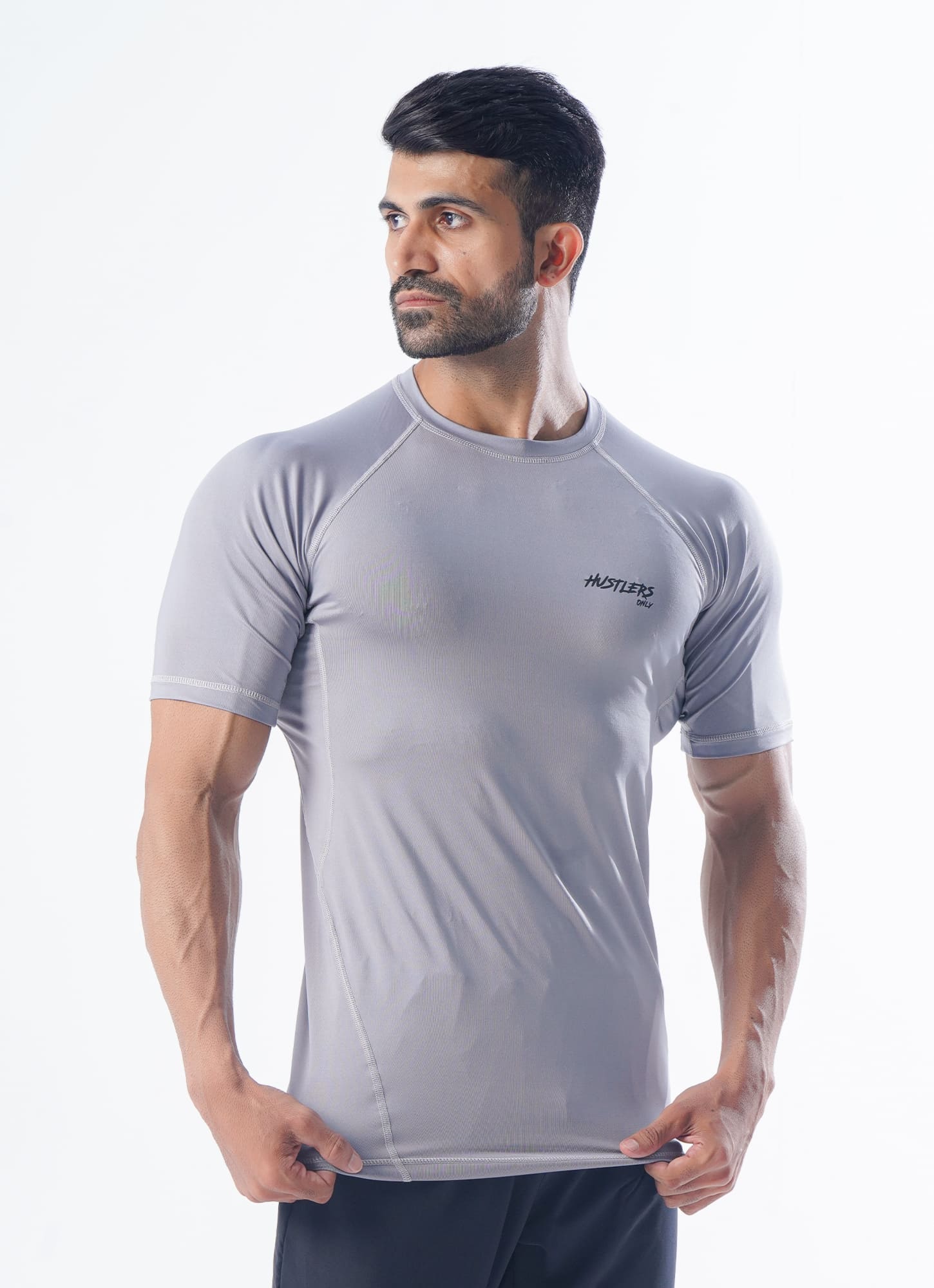 Core Compression Grey T-Shirt For Men | HustlersOnlyPK