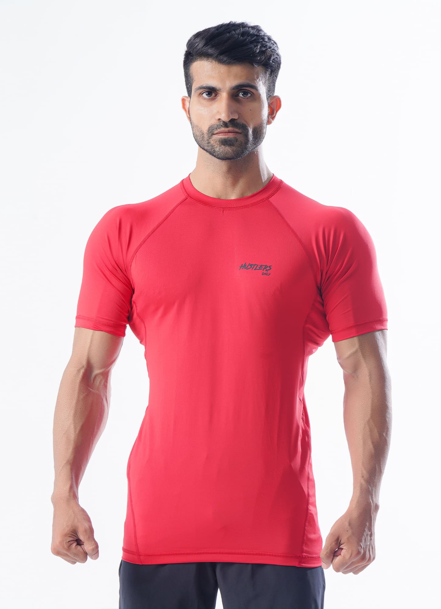 Red Core Compression Men's T-Shirt | HustlersOnlyPK