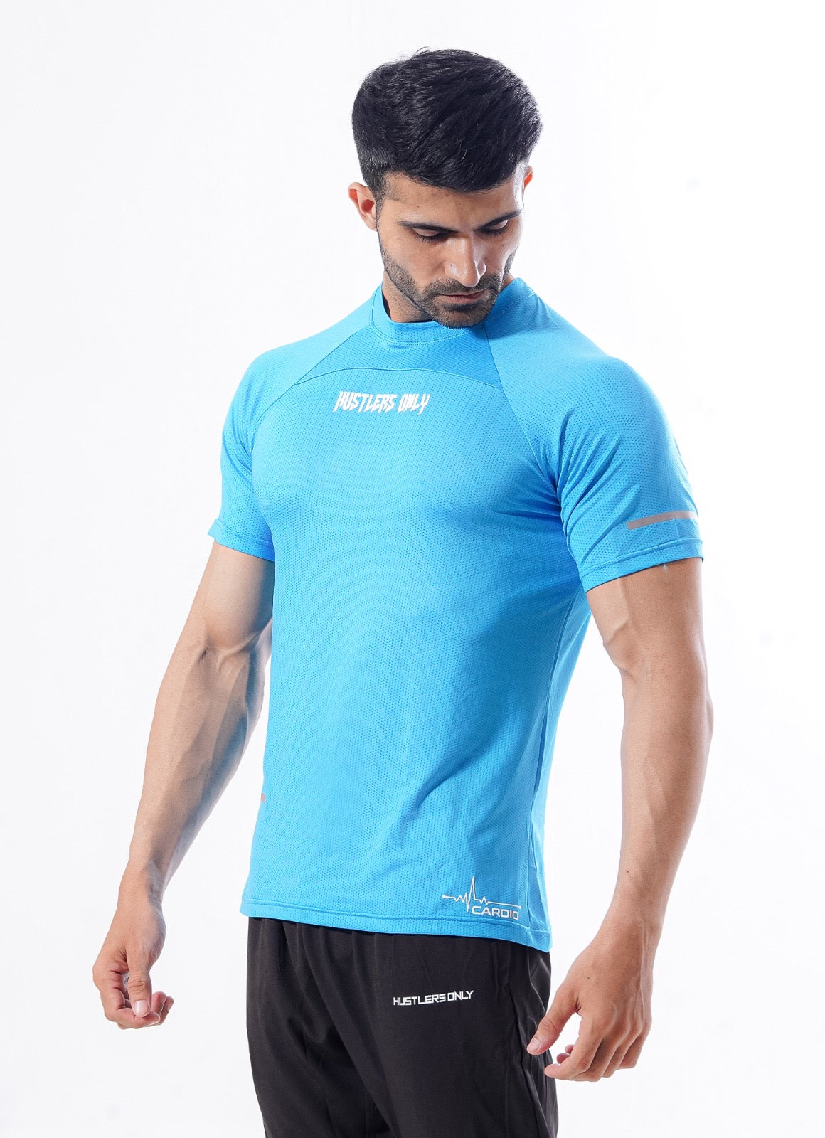 Blue Crest Cardio T-shirt For Men | HustlersOnlyPK