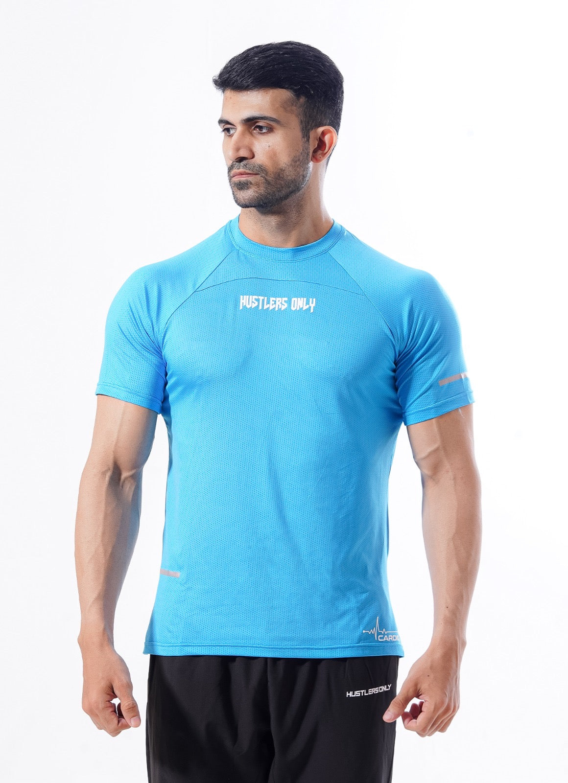 Blue Crest Cardio T-shirt For Gym | HustlersOnlyPK