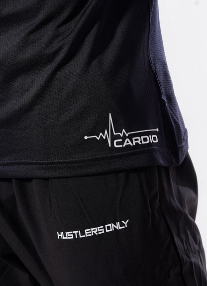 Black Crest Cardio Tshirt For Men | HustlersOnlyPK