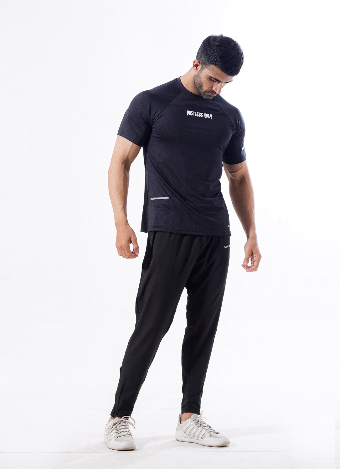 Jet Black Tshirt For Men | HustlersOnlyPK